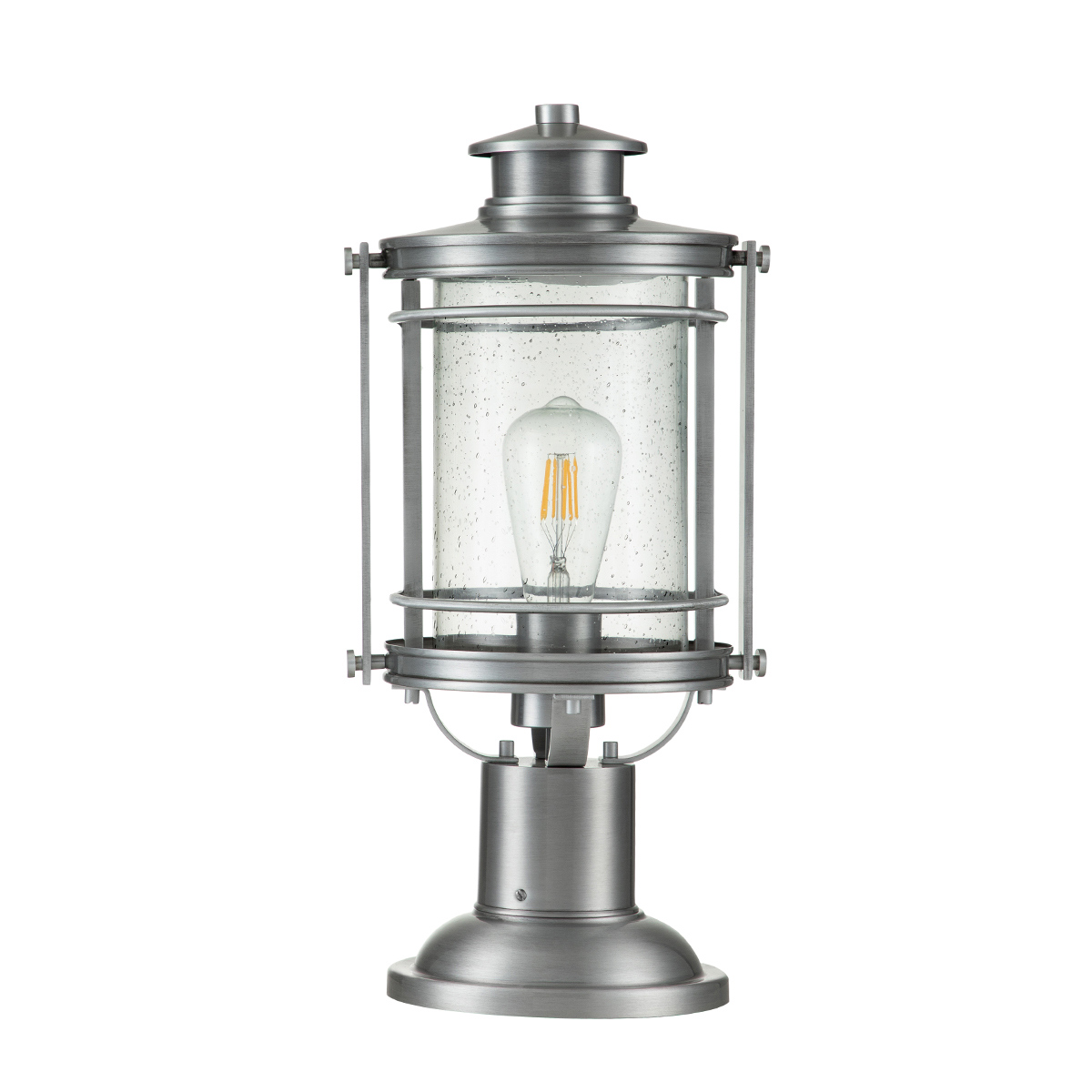 Booker 47cm Aluminium Van Elstead Lighting - Booker &auml;r en stilfull och robust portlykta med en design inspirerad av klassiska marina lanternor.