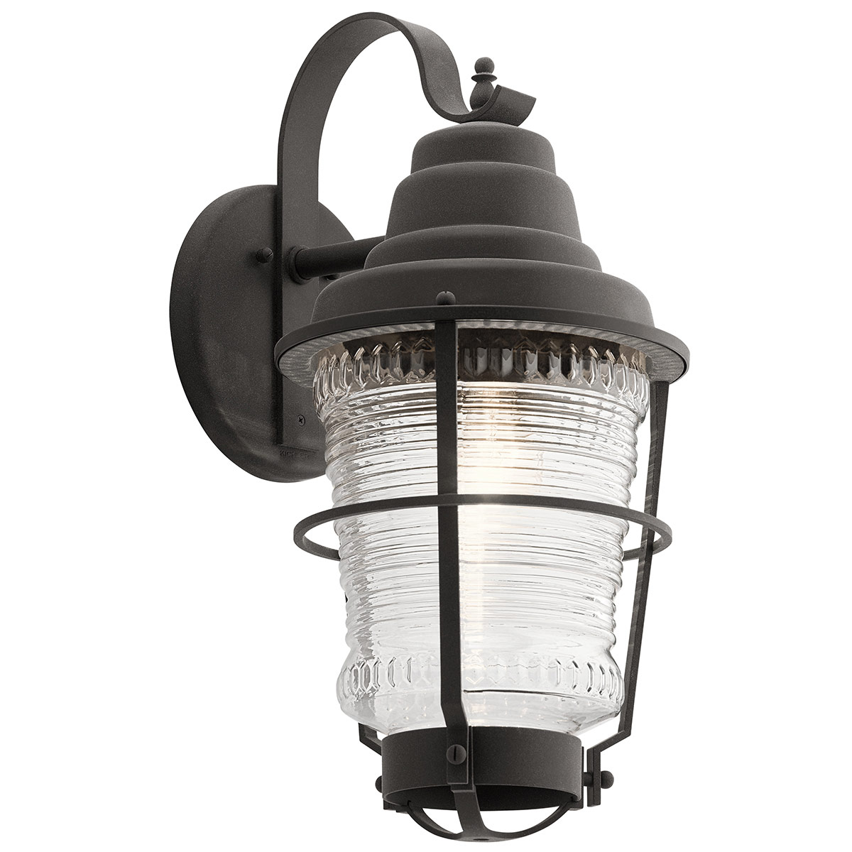 Chance Harbor 55cm Zink buitenlamp Van Elstead Lighting - Chance Harbor &auml;r en klassisk och robust fasadlampa med en design inspirerad av maritim stil.