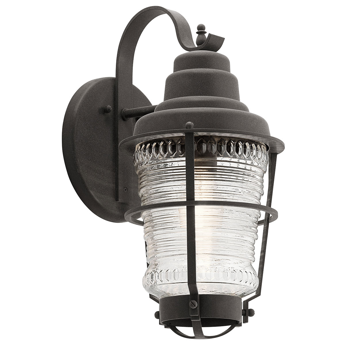 Chance Harbor 46cm Zink buitenlamp Van Elstead Lighting - Chance Harbor &auml;r en klassisk och robust fasadlampa med en design inspirerad av maritim stil.