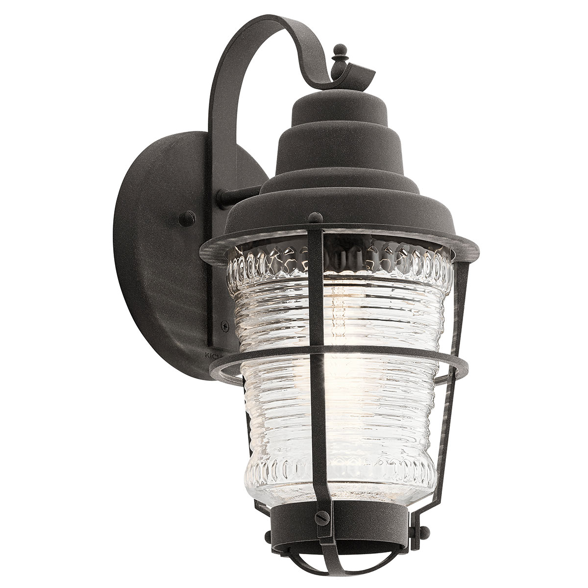 Chance Harbor 37cm Zink buitenlamp Van Elstead Lighting - Chance Harbor &auml;r en klassisk och robust fasadlampa med en design inspirerad av maritim stil.