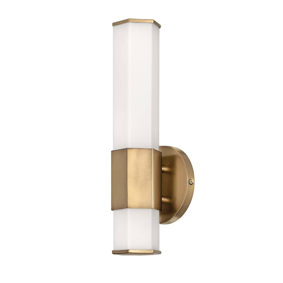 Facet 35cm Antiek messing badkamerlamp Van Elstead Lighting - Facet is een moderne en stijlvolle badkamerlamp die functionaliteit en esthetiek combineert.