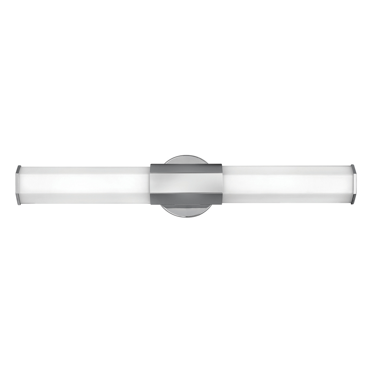 Facet 65cm Chroom badkamerlamp Van Elstead Lighting - Facet is een moderne en stijlvolle badkamerlamp die functionaliteit en esthetiek combineert.