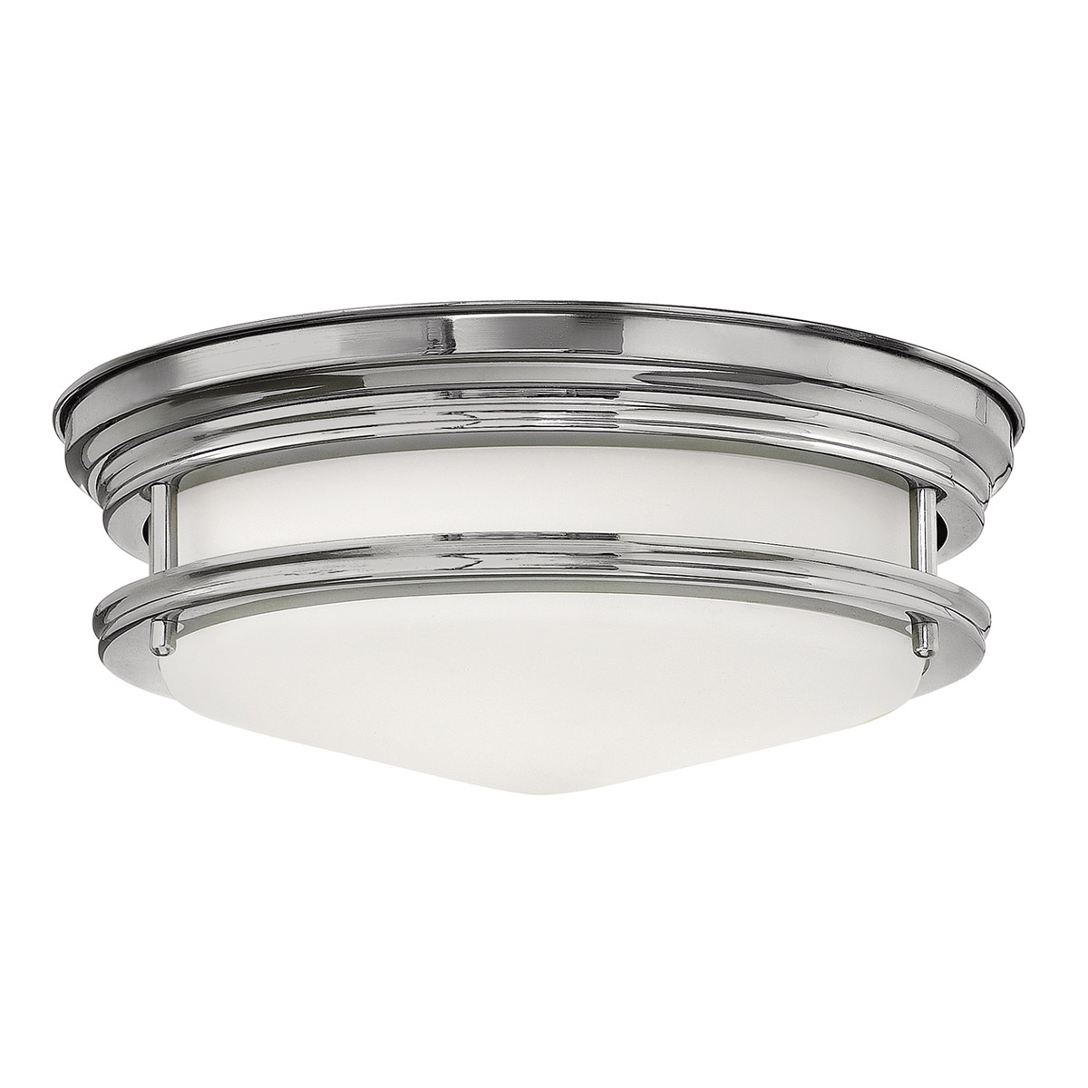 Hadrian Ø30 Chroom badkamerlamp Van Elstead Lighting - De Hadrian plafondlamp met chromen afwerking heeft een tijdloos en stijlvol design en is dankzij de IP44-classificatie perfect voor badkamers.