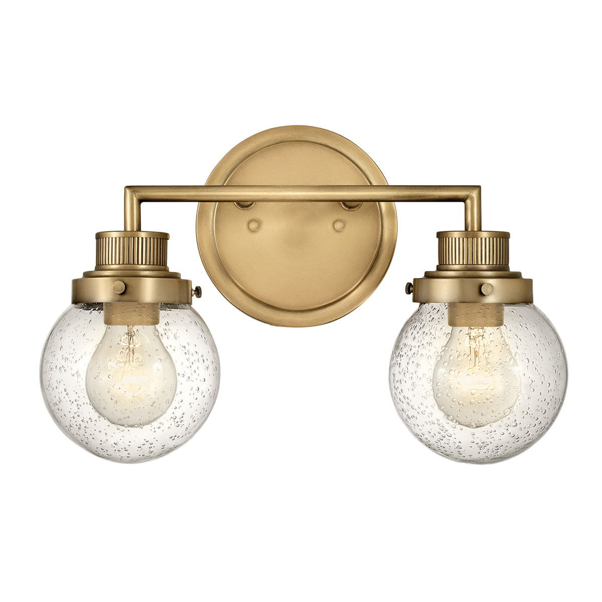 Poppy 37cm Messing badkamerlamp Van Elstead Lighting - Poppy is een elegante en charmante badkamerlamp die klassiek design combineert met moderne functionaliteit.