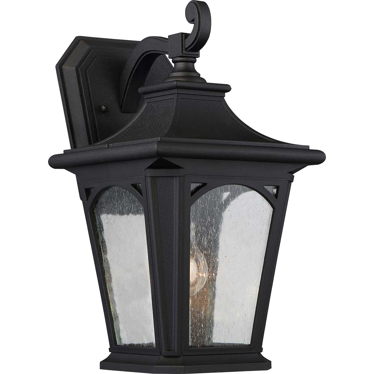 Bedford Zwart buitenlamp Van Elstead Lighting - De lamp heeft een IP44-classificatie, waardoor hij geschikt is voor gebruik buitenshuis en beschermd is tegen weersomstandigheden.