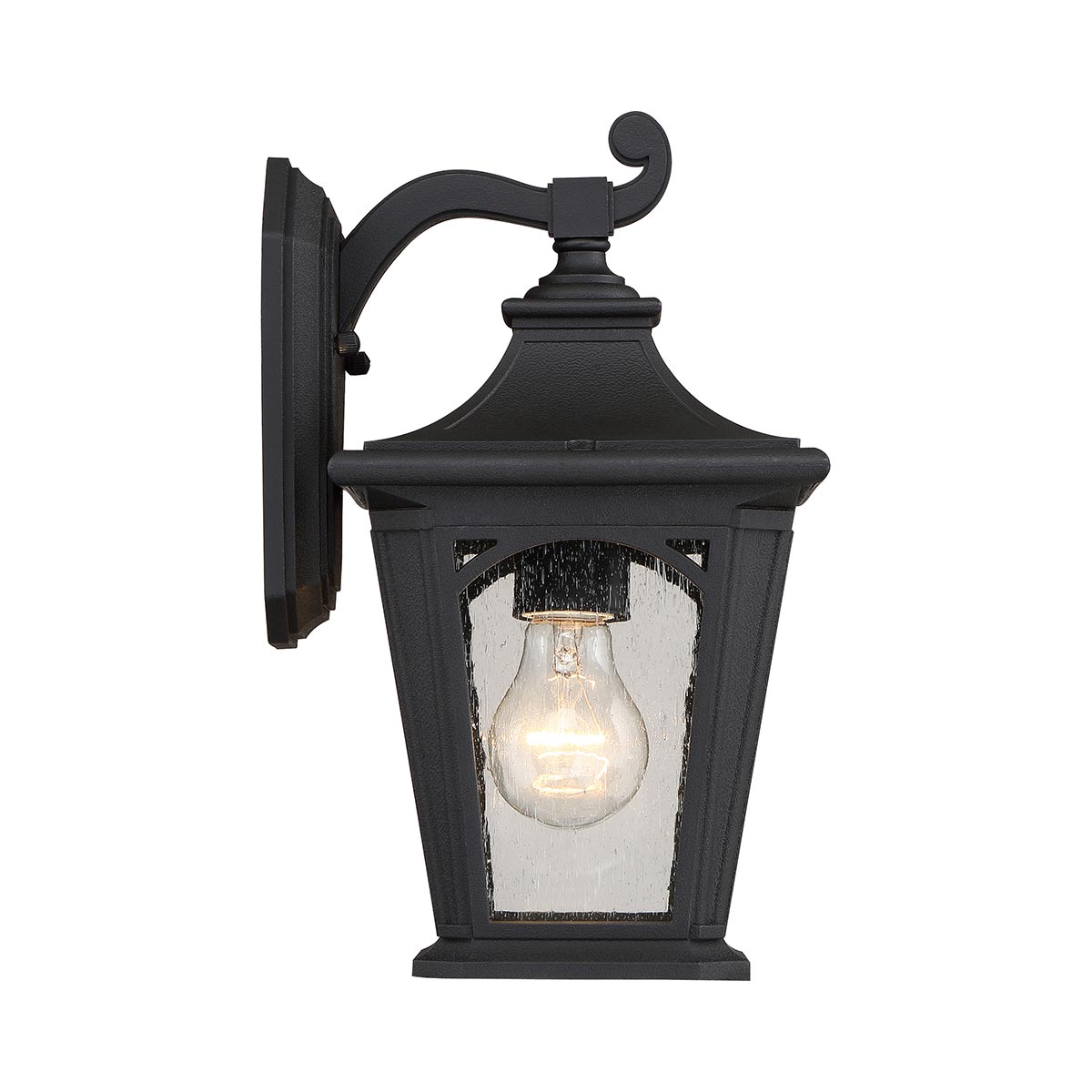 Bedford Zwart buitenlamp Van Elstead Lighting - De lamp heeft een IP44-classificatie, waardoor hij geschikt is voor gebruik buitenshuis en beschermd is tegen weersomstandigheden.