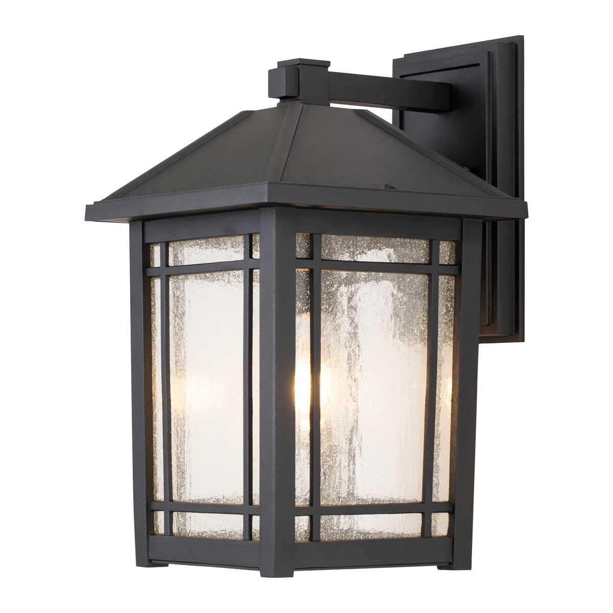 Cedar Point Zwart buitenlamp Van Elstead Lighting - De Cedar Point wandlamp is een veelzijdige keuze die zowel geschikt is voor rustieke lodges als voor hutten in ambachtelijke stijl.