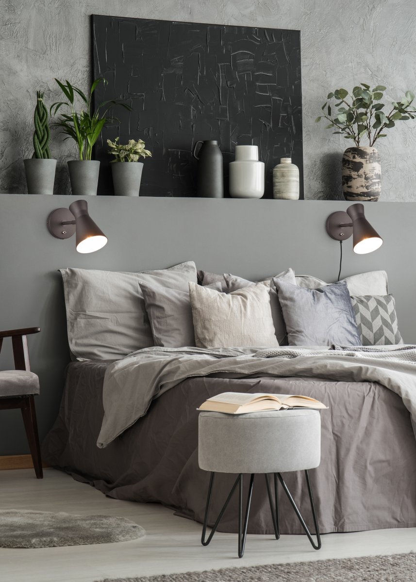 Enzo 16cm Zwart leeslamp Van Trio Lighting - 