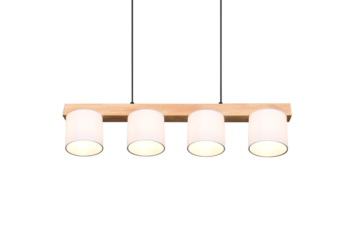 Cameron 75cm Hout hanglamp Van Trio Lighting - 