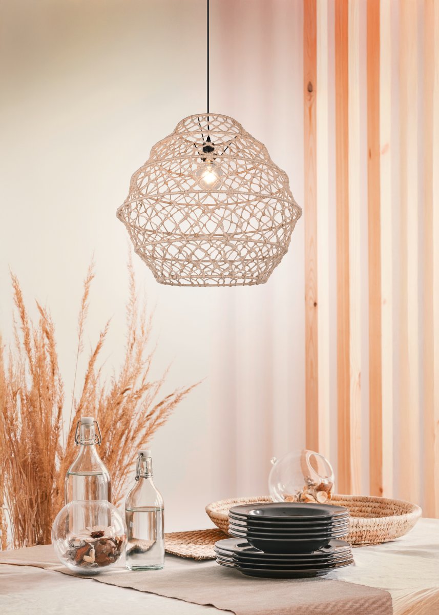Hive Ø60 Natuur hanglamp Van Trio Lighting - 