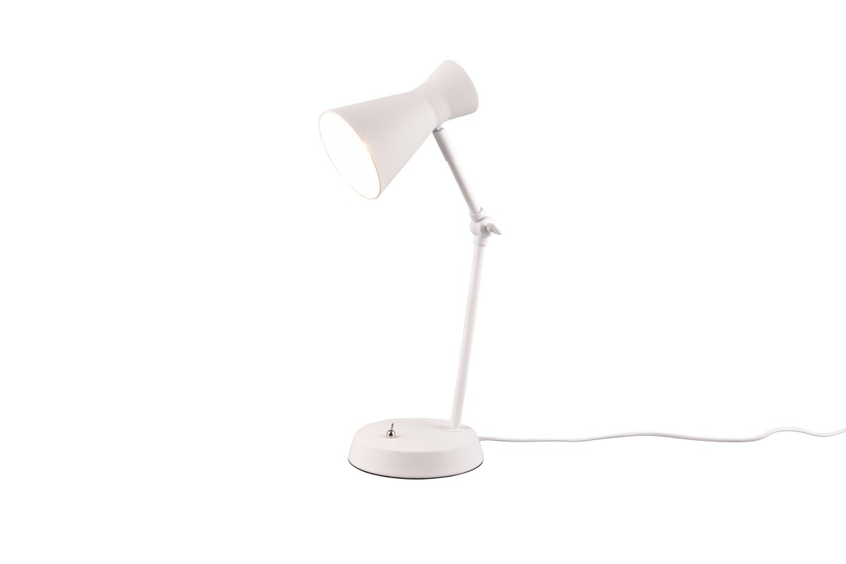 Enzo 50cm Wit bureaulamp Van Trio Lighting - 