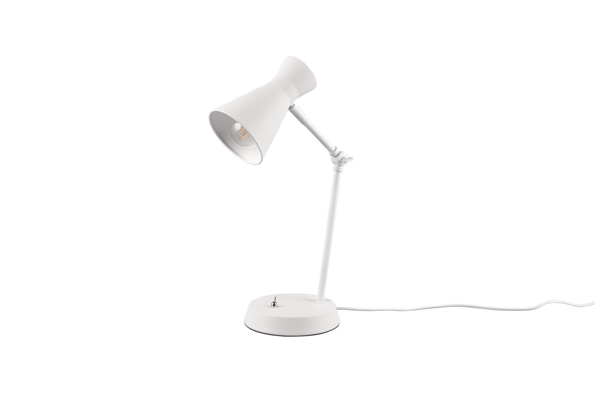 Enzo 50cm Wit bureaulamp Van Trio Lighting - 