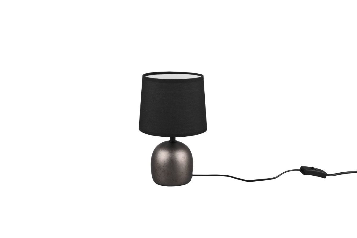 Malu 26cm Antiek nikkel tafellamp Van Trio Lighting - 