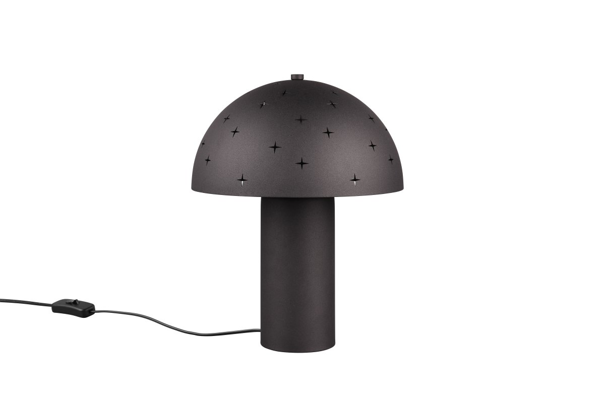 Seta 32cm Zwart tafellamp Van Trio Lighting - Geef uw woonkamer of nachtkastje een tijdloze uitstraling en een moderne uitstraling met de Seta tafellamp.