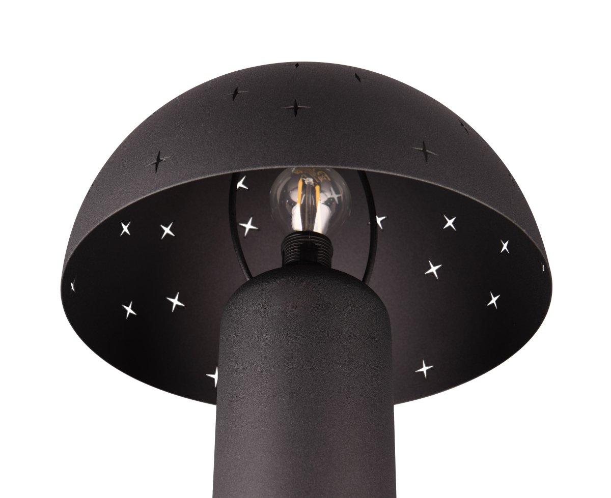 Seta 32cm Zwart tafellamp Van Trio Lighting - Geef uw woonkamer of nachtkastje een tijdloze uitstraling en een moderne uitstraling met de Seta tafellamp.