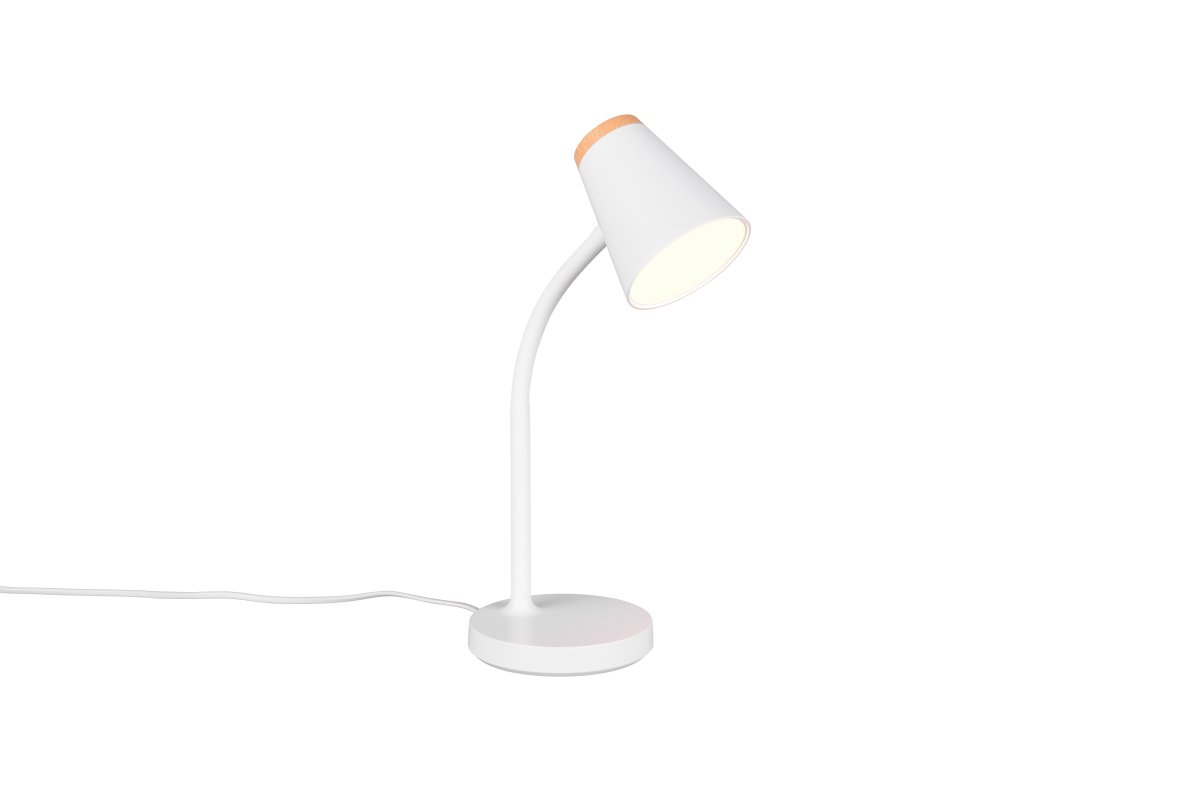Pongo 36cm Wit bureaulamp Van Trio Lighting - 