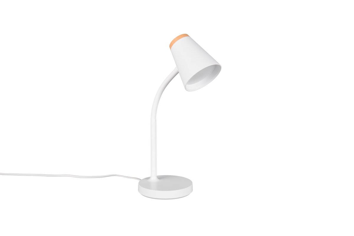 Pongo 36cm Wit bureaulamp Van Trio Lighting - 