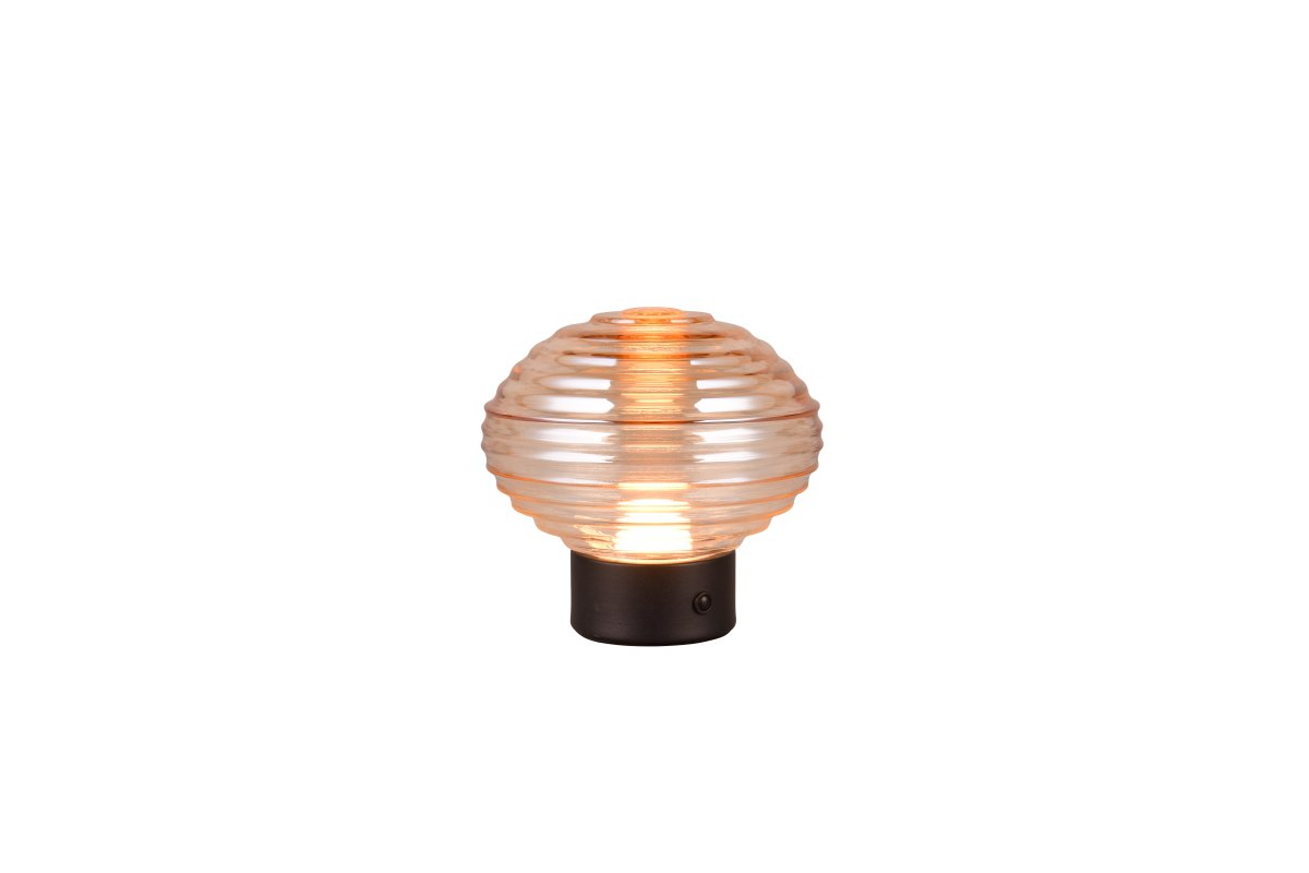 Earl 14cm Amber Draagbare Van Trio Lighting - 