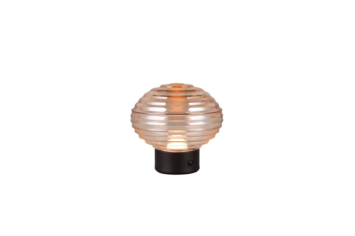 Earl 14cm Amber Draagbare Van Trio Lighting - 