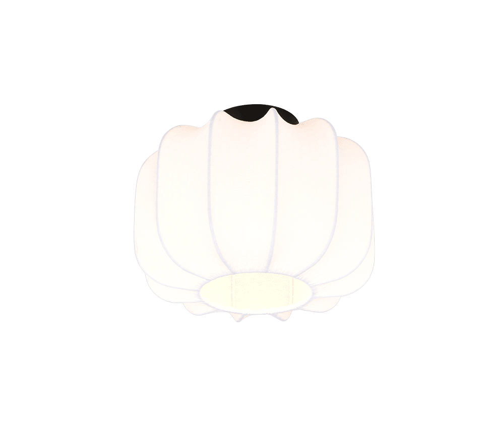 Madeline Ø25 Wit plafondlamp Van Trio Lighting - Het is aan te raden om het in de slaapkamer of de gang te plaatsen.