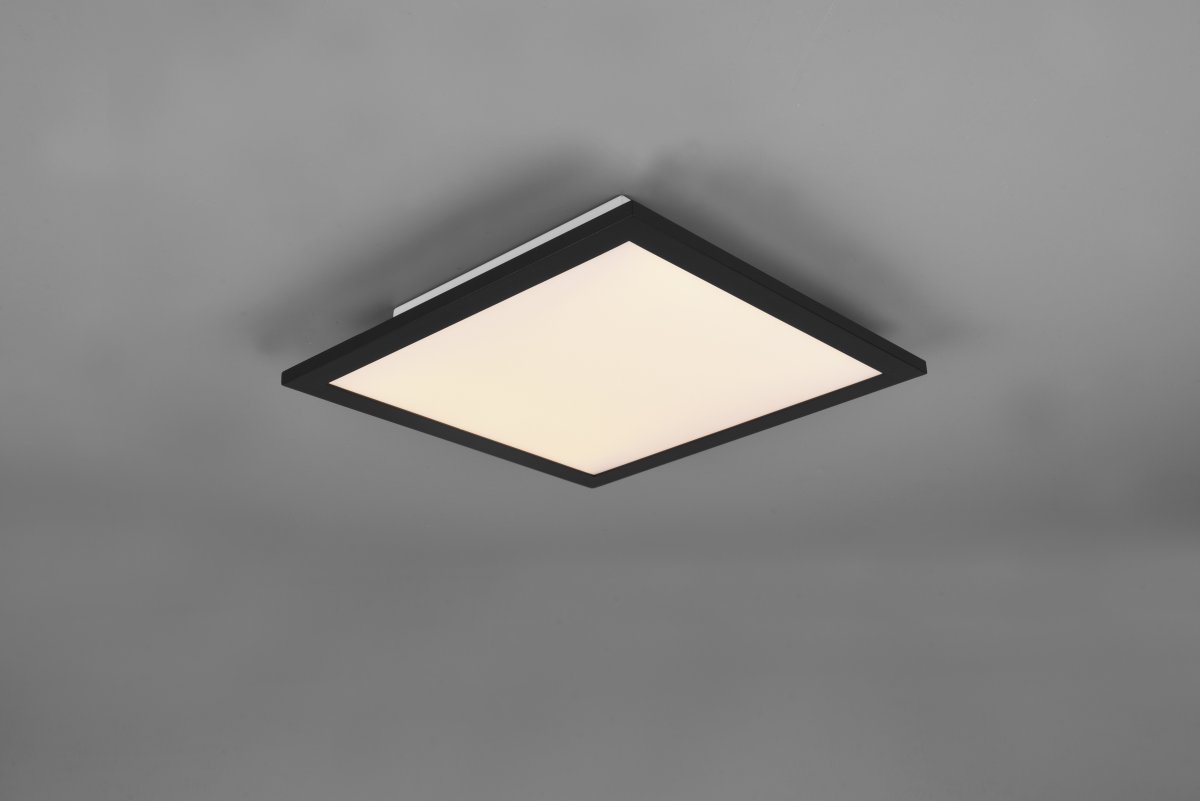 Alpha 30cm Zwart plafondlamp Van Trio Lighting - 