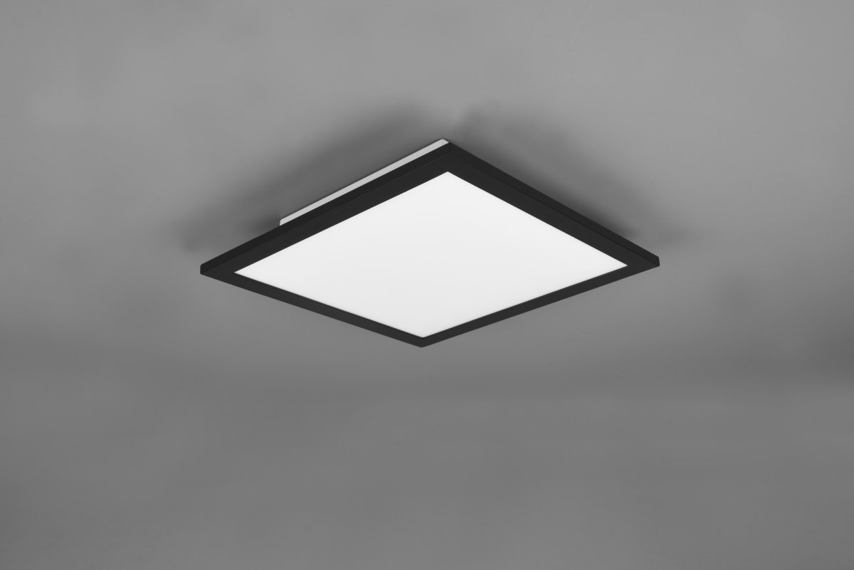 Alpha 30cm Zwart plafondlamp Van Trio Lighting - 