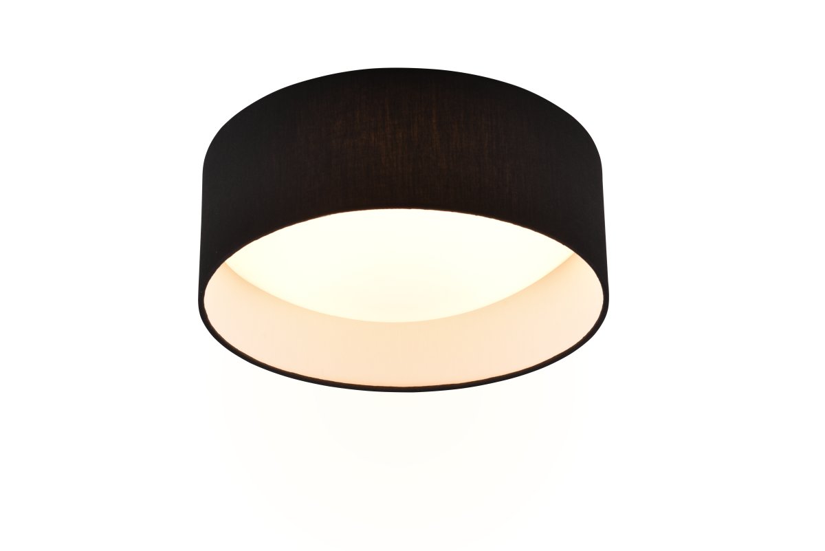 Locarno Ø30 Zwart plafondlamp Van Trio Lighting - 