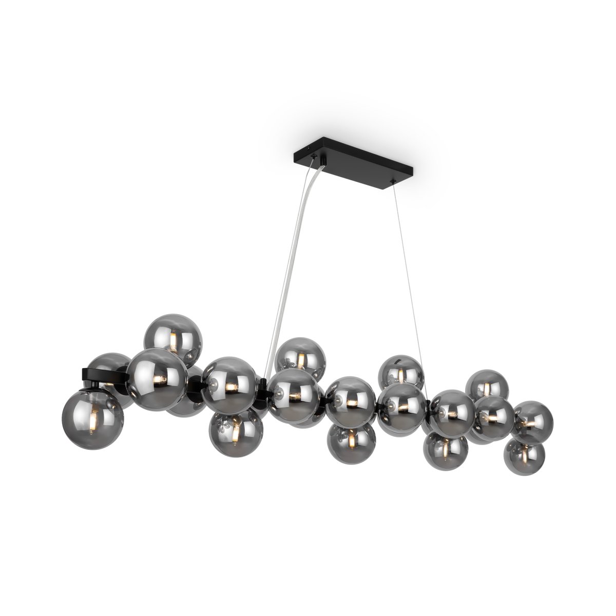Dallas 123cm Zwart hanglamp Van Maytoni - 