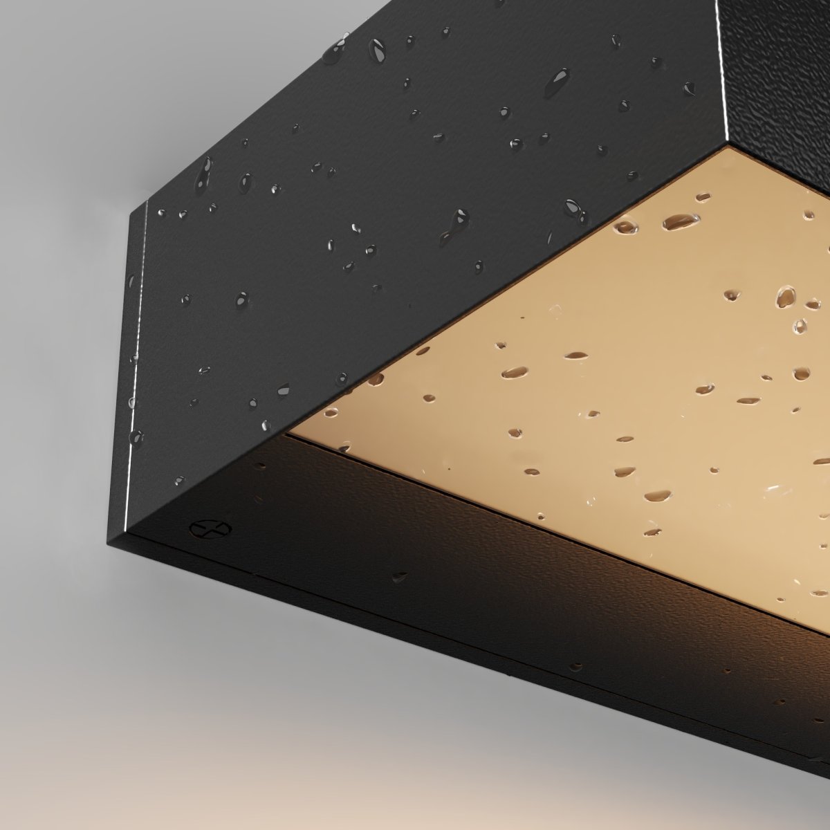 Lot Grafiet buitenlamp Van Maytoni - De Lot wandlamp is gemaakt van aluminium en glas en heeft een corrosiebestendig ontwerp.