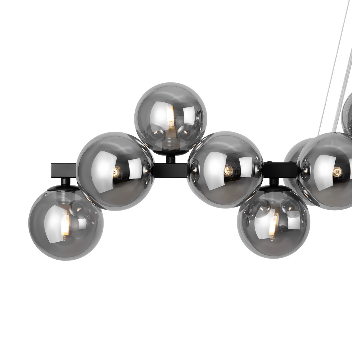 Dallas 123cm Zwart hanglamp Van Maytoni - 