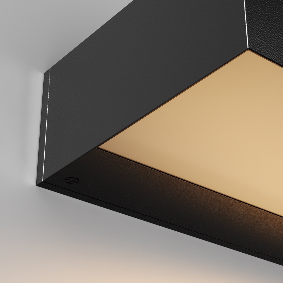 Lot Grafiet buitenlamp Van Maytoni - De Lot wandlamp is gemaakt van aluminium en glas en heeft een corrosiebestendig ontwerp.