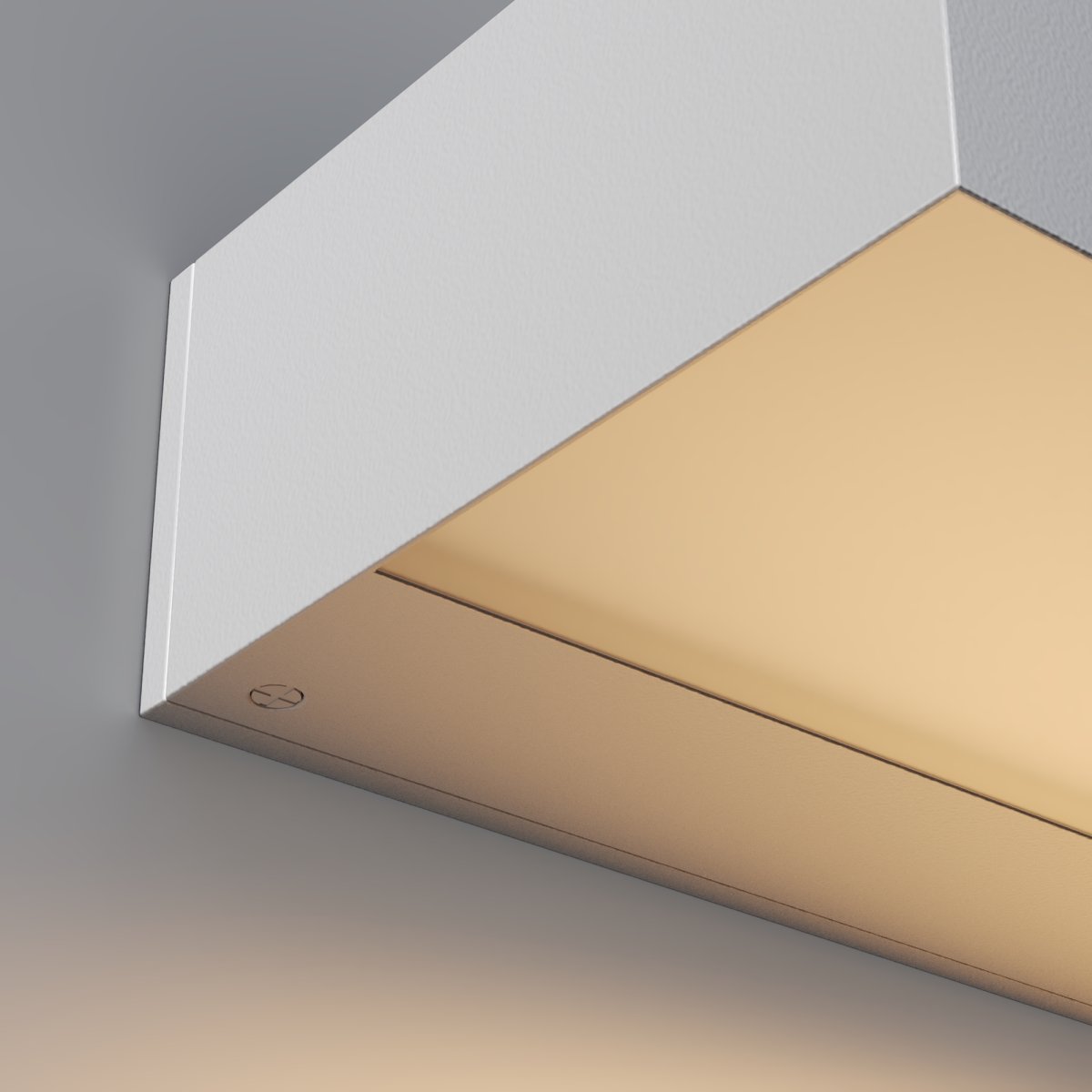 Lot Wit buitenlamp Van Maytoni - De Lot wandlamp is gemaakt van aluminium en glas en heeft een corrosiebestendig ontwerp.
