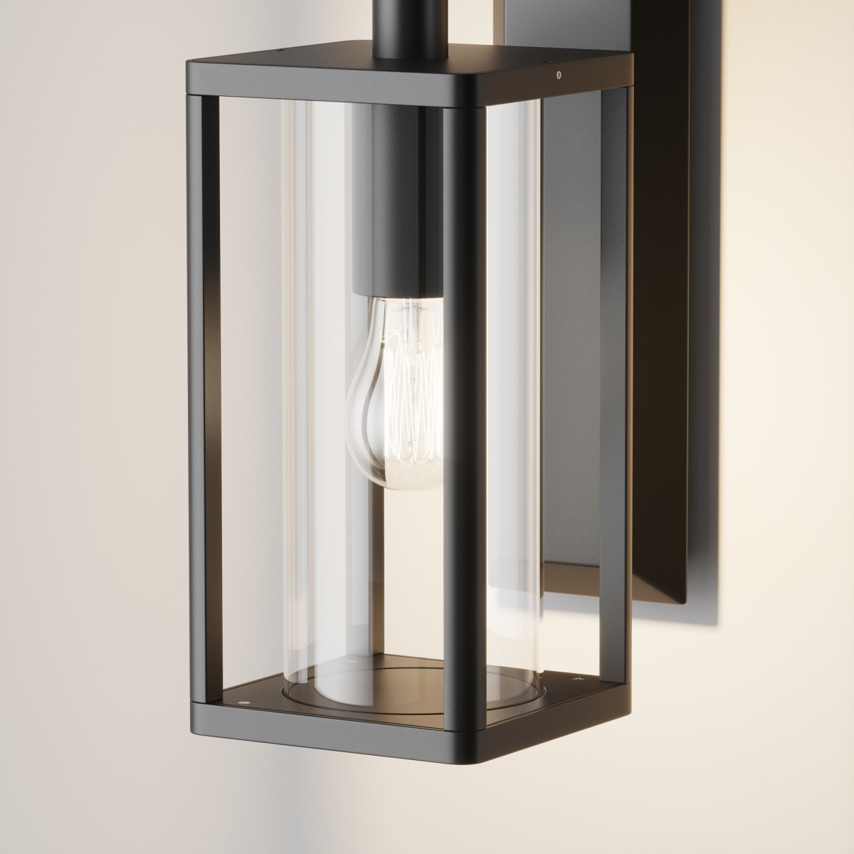 Cell Grafiet buitenlamp Van Maytoni - Dankzij het open ontwerp en het stevige metalen frame verspreidt de lamp een warm en uitnodigend licht, ideaal voor zowel binnen- als buitenomgevingen.
