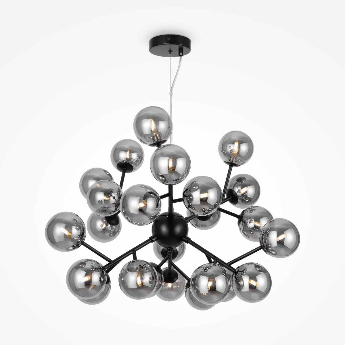 Dallas Ø65 Zwart hanglamp Van Maytoni - 