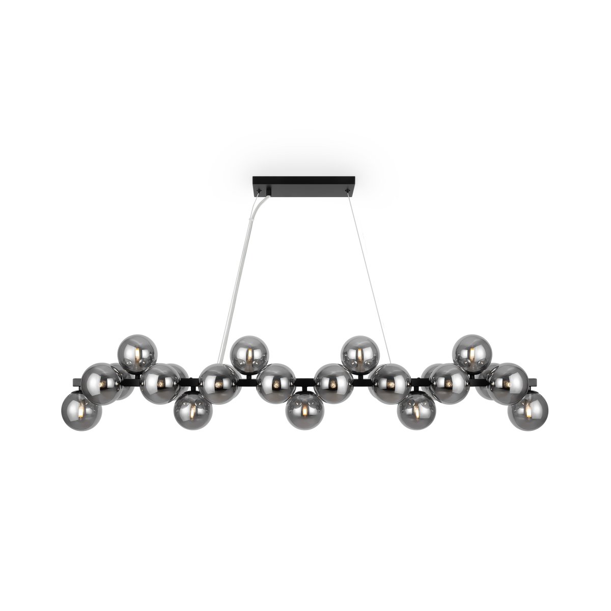 Dallas 123cm Zwart hanglamp Van Maytoni - 
