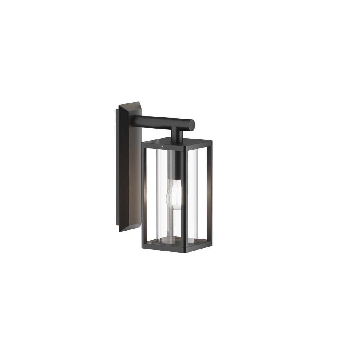 Cell Grafiet buitenlamp Van Maytoni - Dankzij het open ontwerp en het stevige metalen frame verspreidt de lamp een warm en uitnodigend licht, ideaal voor zowel binnen- als buitenomgevingen.