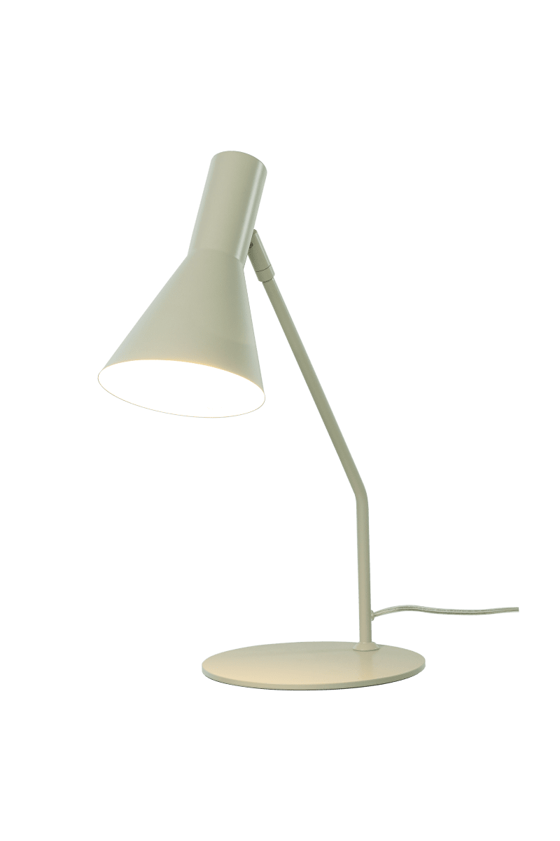 Ceres 46cm Beige bureaulamp Van Aneta Lighting - De CERES tafellamp heeft een stijlvol en tijdloos design met rechte en strakke vormen.