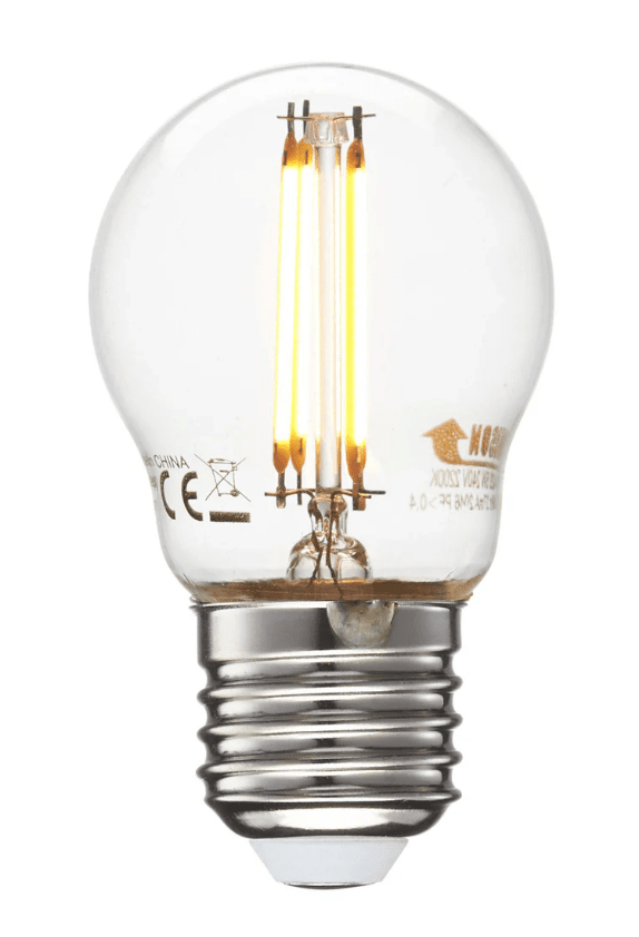 E27 4,5W 2200K 3-staps dimbaar Transparant Van Unison - De heldere E27-lichtbron Globe met een vermogen van 4,5 W en een warm licht van 2200 K is perfect voor het creëren van een gezellige en sfeervolle sfeer.