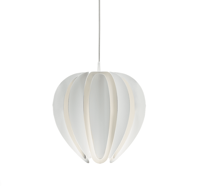 Tulip Ø40 Mat wit hanglamp Van Belid - Tulp heeft een eenvoudig en stijlvol design met een diameter van 40 cm.