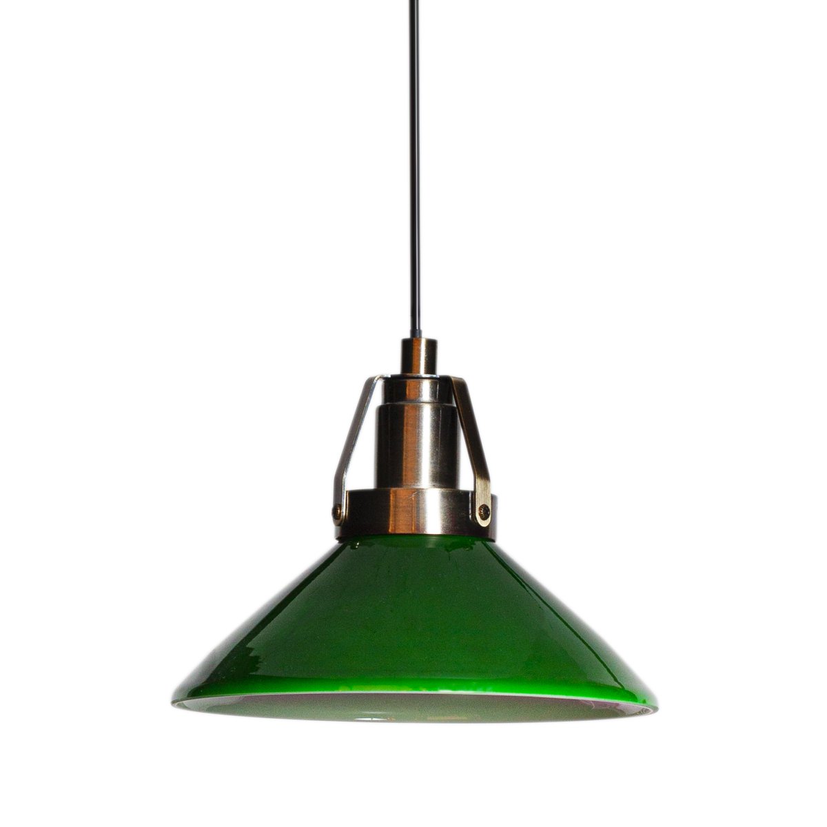 Schoollamp Ø15 Groente raamlamp Van Cottex - Wordt geleverd met een zwart snoer van 3,5 m en een stekker.