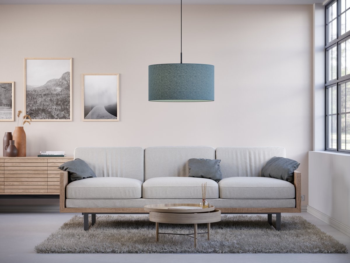 Soft Ø57 Blauwe wol hanglamp Van Belid - Soft geeft een gezellige maar moderne sfeer en door de vele kleuren is hij gemakkelijk te combineren met het interieur.