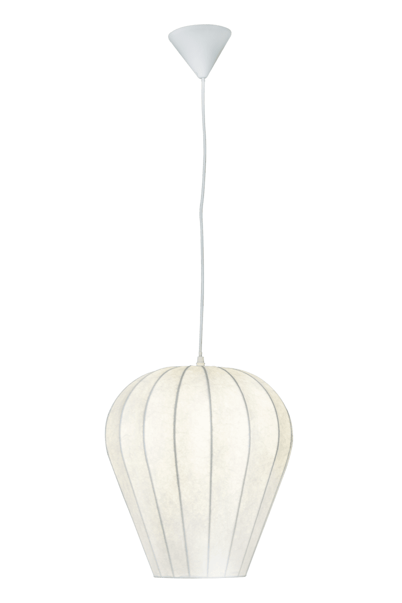 Joy Ø38 Wit hanglamp Van Aneta Lighting - Joy geeft een zacht licht en staat net zo mooi in de woonkamer als in de keuken of slaapkamer.