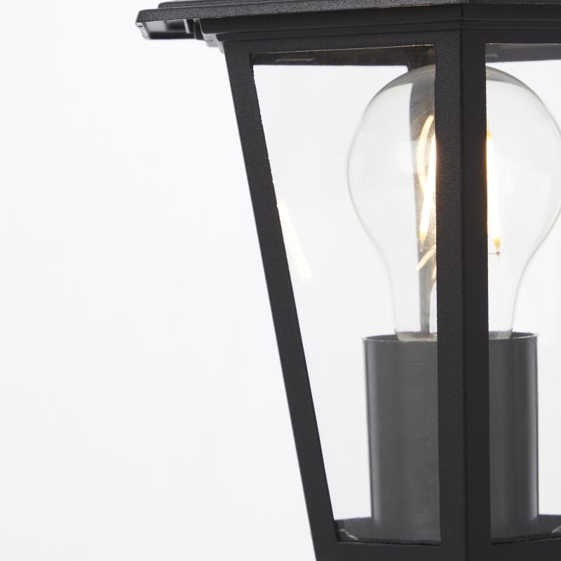 Carleen 36cm Zwart Van Brilliant - Hij is gemakkelijk te plaatsen waar al een voetstuk aanwezig is en vormt een discreet maar functioneel element in de buitenomgeving.
