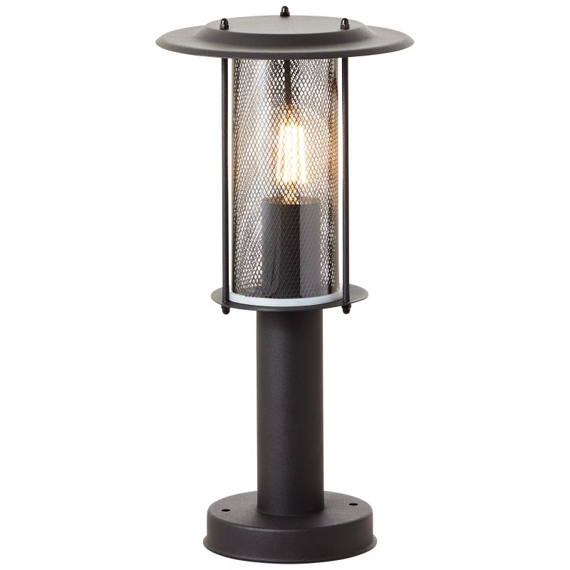 Detroit 40cm Zwart lichtpaaltjes Van Brilliant - Dankzij de neutrale kleur past Detroit in de meeste omgevingen en vormt hij een elegante blikvanger in buitenruimtes.