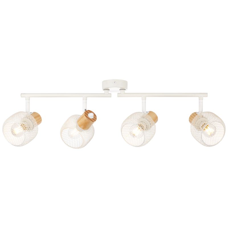 Giada 4 Wit spot Van Brilliant - Giada met vier lampen is een flexibel armatuur waarmee je eenvoudig persoonlijke verlichting in huis creëert.