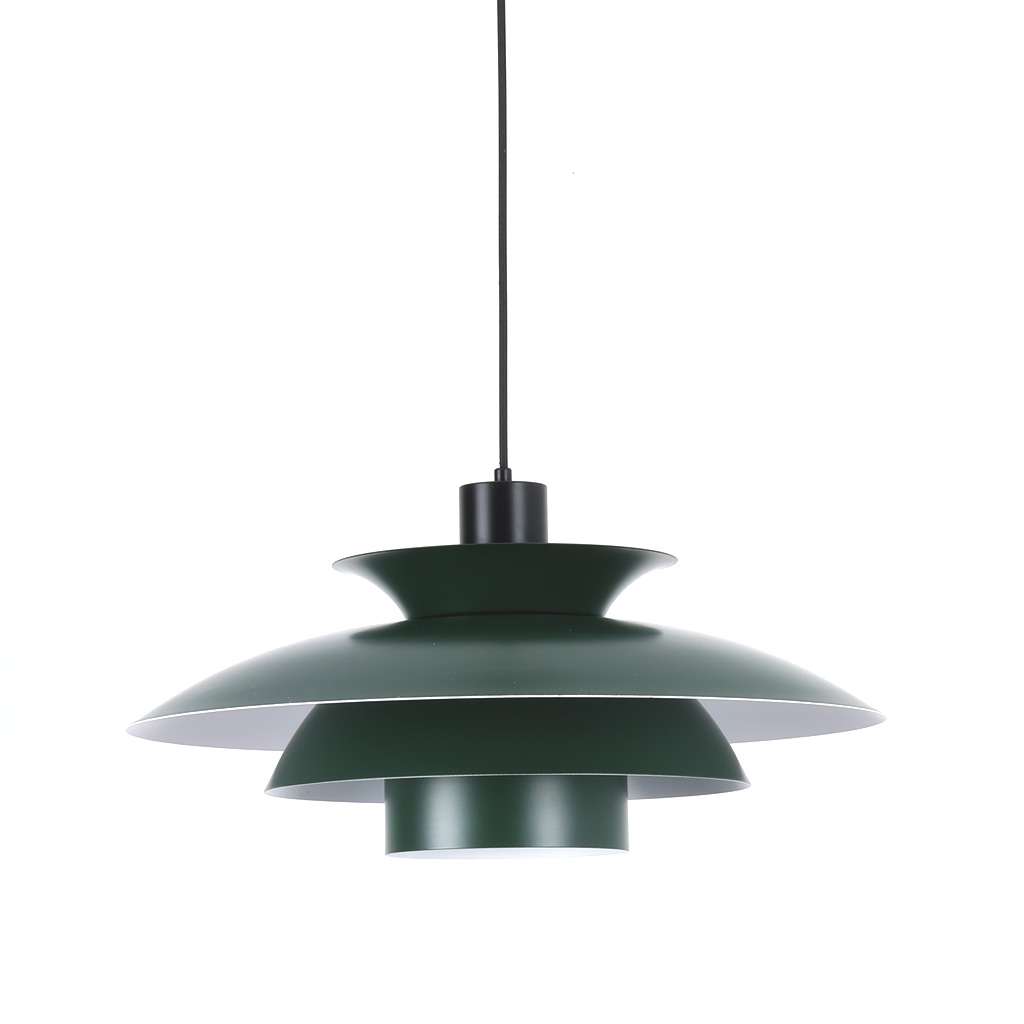 Stealth 2 Ø50 Groente hanglamp Van Nordic Lighting - De gelaagde kappen zorgen voor een aangenaam en gericht licht en dragen bij aan de decoratieve vorm van de lamp.