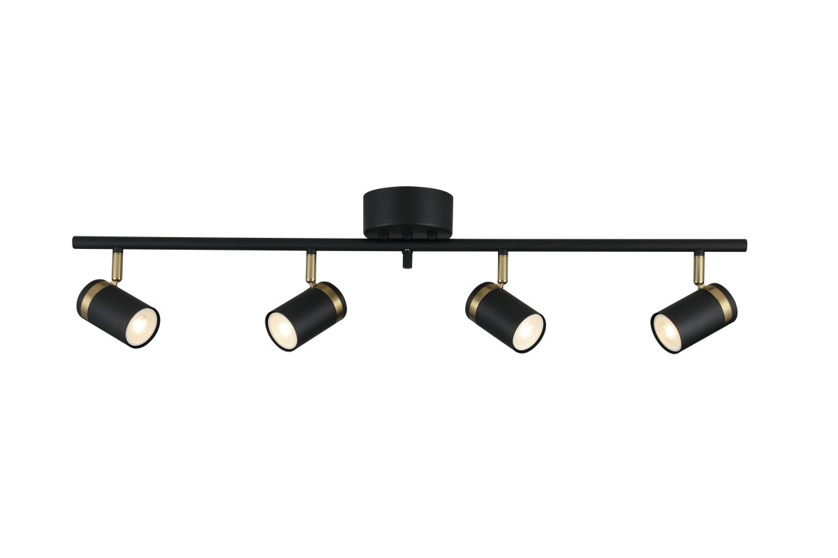 Lynx 4 Zwart spot Van Nordic Lighting - Plaats hem in de hal, keuken of slaapkamer.