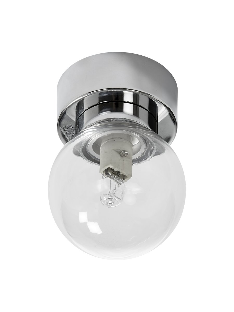 Sandhamn Ø7 Chroom badkamerlamp Van Armaturhantverk - De Sandhamn plafondlamp voor de badkamer is een stijlvolle en functionele verlichtingsoplossing die uw badkamer een luxe tintje geeft.