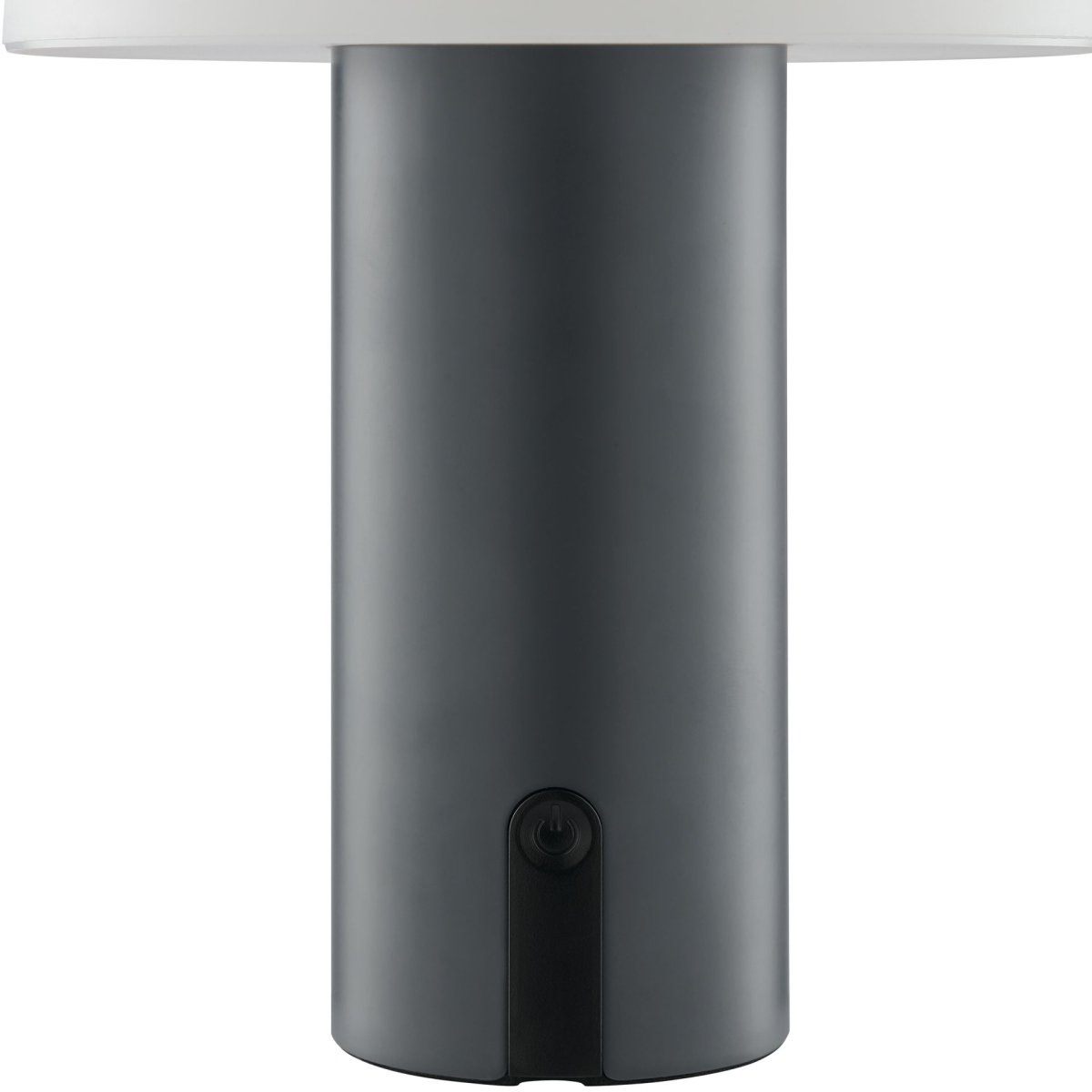 Mattis 20cm Grijs Draagbare Van Brilliant - De lamp is in 3 stappen dimbaar via de aan/uit-schakelaar op de voet, waardoor de helderheid eenvoudig naar wens kan worden aangepast.