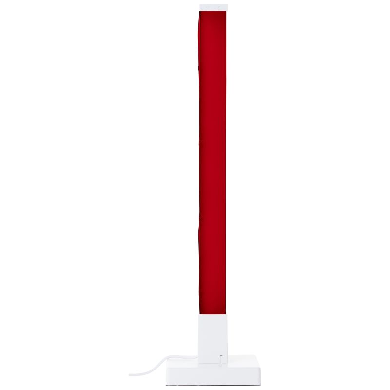 Neele 50cm Wit tafellamp Van Brilliant - Met RGB LED heb je toegang tot een breed scala aan kleuren en effecten, zodat je het licht eenvoudig kunt aanpassen aan je stemming en gelegenheid.